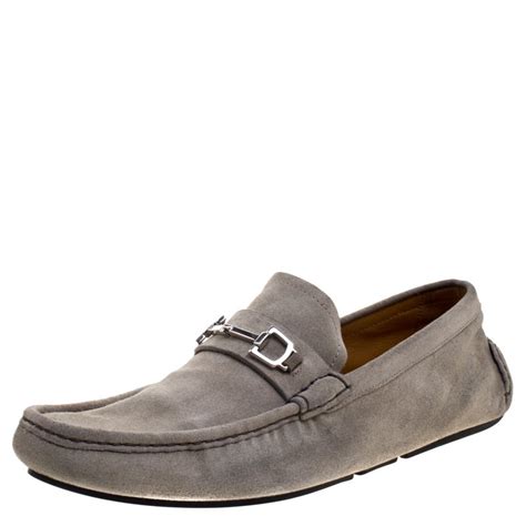 gucci gray suede shoes|men's Gucci double g shoes.